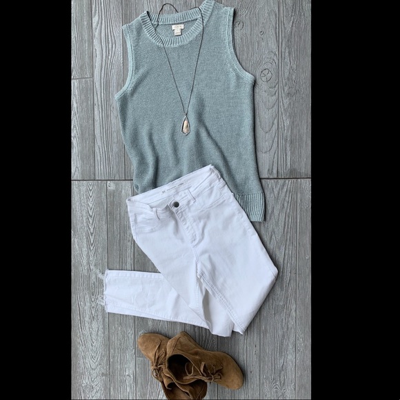 EUC J.CREW Sleeveless Knit Top - Picture 4 of 11